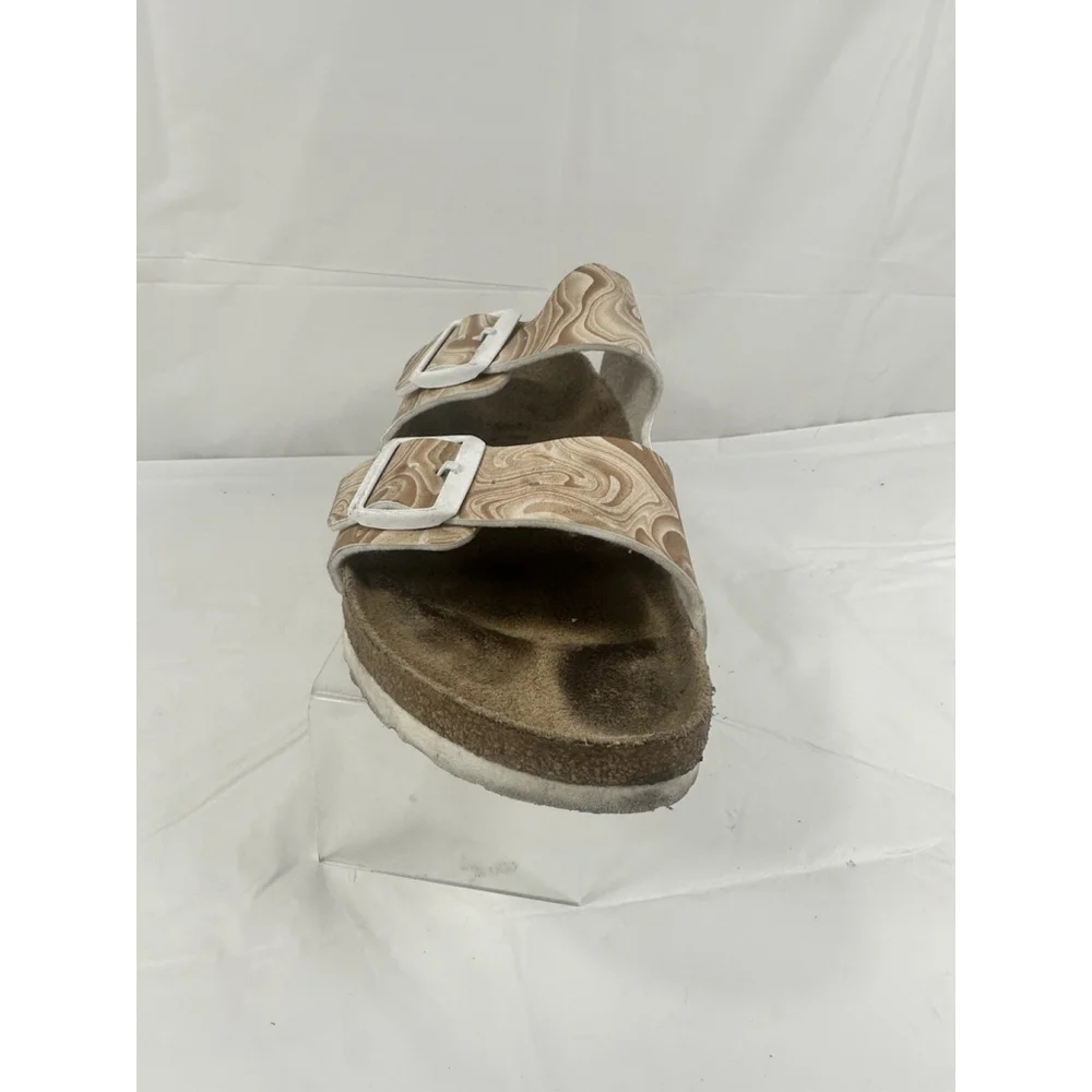 Birkenstock Arizona BiokoFlor Sandal Beige wave size 10 EU size 41 - Picture 16 of 16